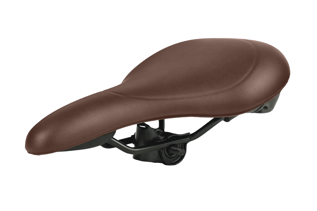 Седло KS-9040 MTB 260*200mm,комфорт,эластомер,640гр,коричневое