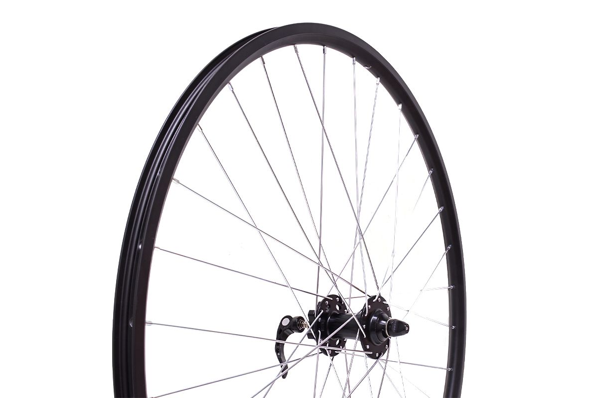 Колесо 29"MTB переднее, двойной обод Qijian DA-18 29"32H, втулка Solon DH902F32H Disc, 2 промподшипника, крепление IS6, эксцентрик, цвет черный Колесо 29"MTB переднее, двойной обод Qijian DA-18 29"32H, втулка Solon DH902F32H Disc, 2 промподшипника, крепление IS6, эксцентрик, цвет черный